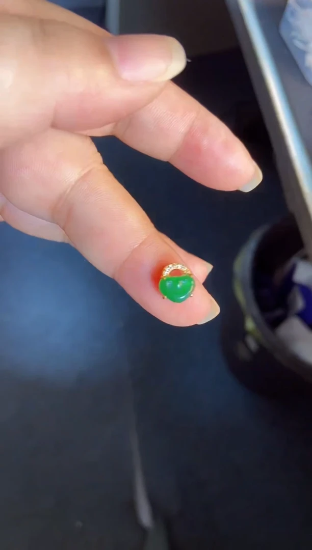 吊坠(不含链)银S925镶嵌翡翠1