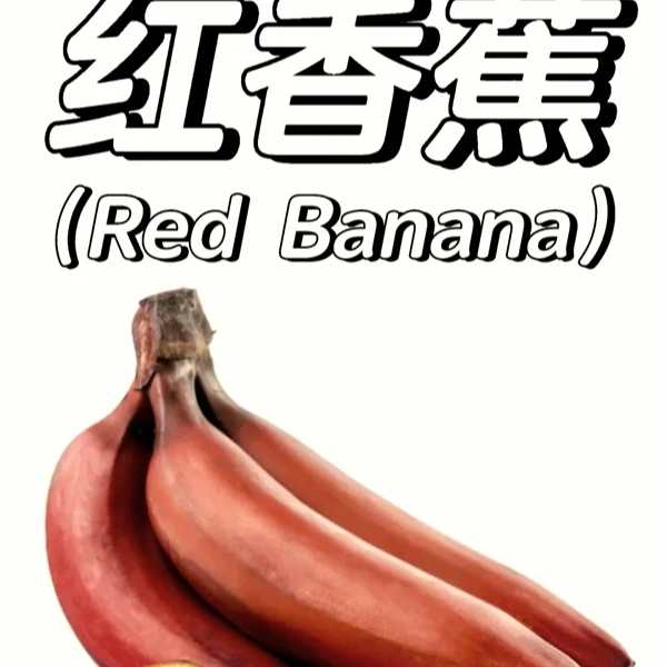 【顺丰包邮上楼】红香蕉  1箱4-5斤左右