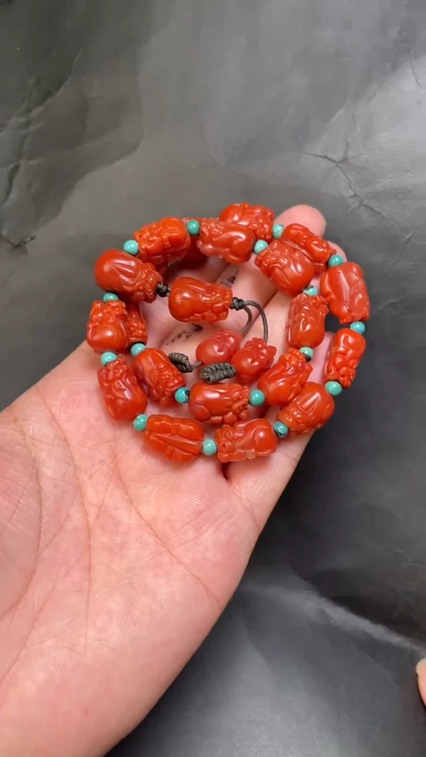 南红玛瑙96未镶嵌手持