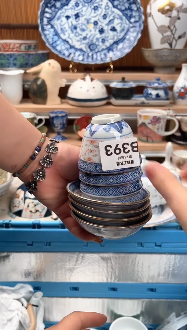 瓷片这**这393B 杯子盘子 碗