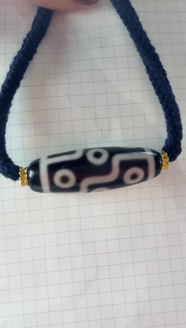 合金颈饰玛瑙/玉髓欧*九眼