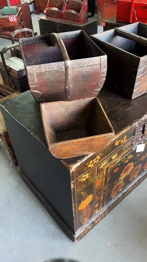 木金**者实木材质米升老物件