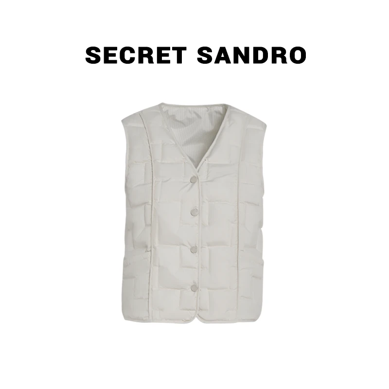 【暖宝宝】【多娜&Secret Sandro粉丝专享】羽绒马甲 R84280004N