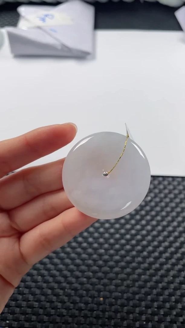 颈饰未镶嵌翡翠基地发货H 0833 平安扣