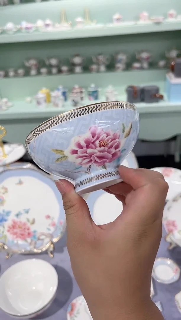 45%以上骨粉骨瓷4.5英寸碗10个