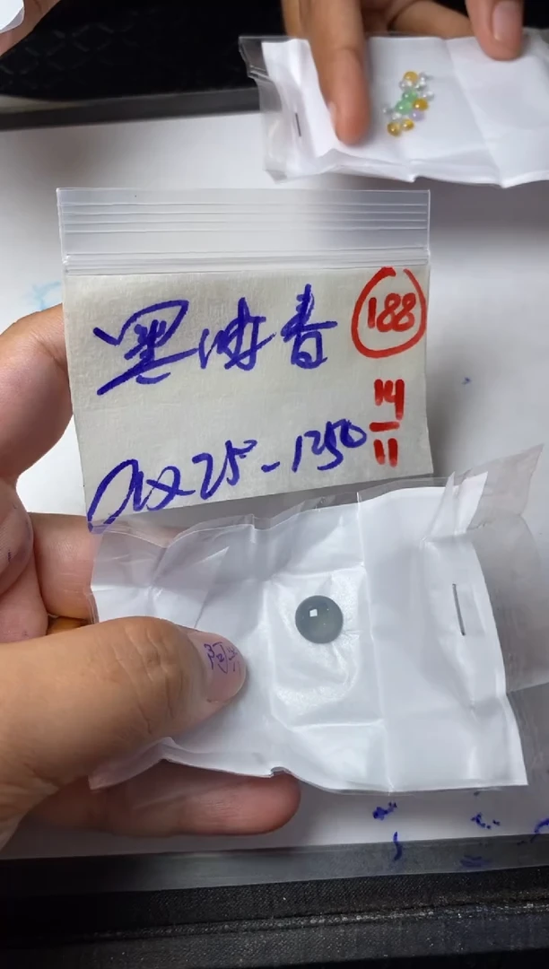 未镶嵌定制翡翠黑*春缅甸天然翡翠A货188