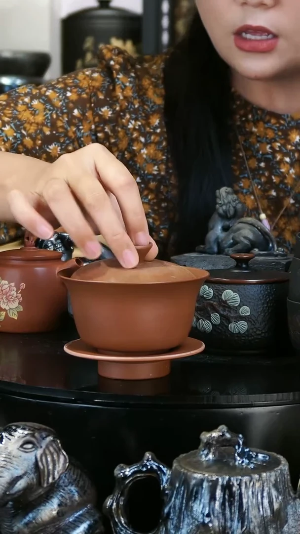 壶一盖碗四杯56.57-微瑕  苏橙茶周边