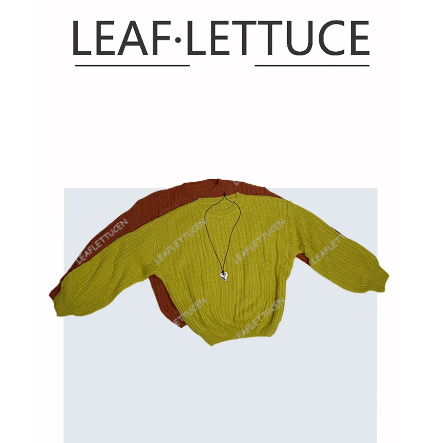 【LEAF LETTUCE】00124/9882轻奢镂空毛衣