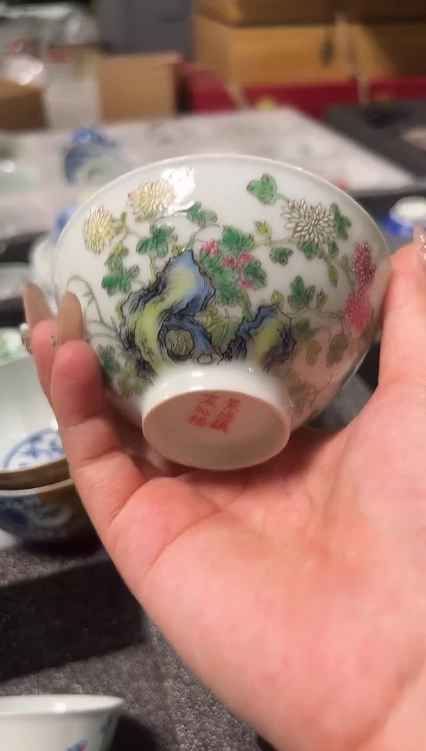 瓷片景德镇瓷器茶器茶杯