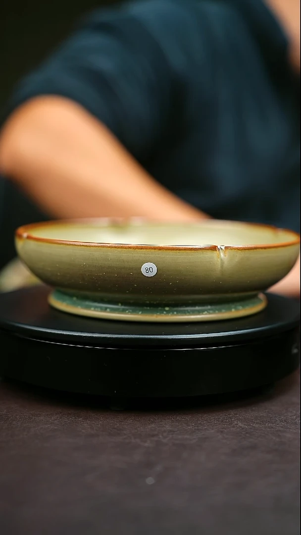 80#原矿钧瓷炉钧釉壶承