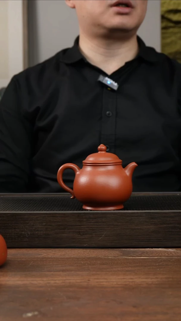 茶杯紫砂全手朱泥潘壶     170CC