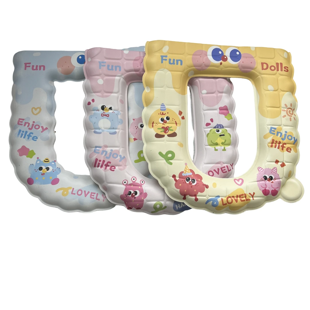 【新疆包邮】3个马桶垫粘贴式防水免洗加厚坐垫厕所四季通用坐便垫