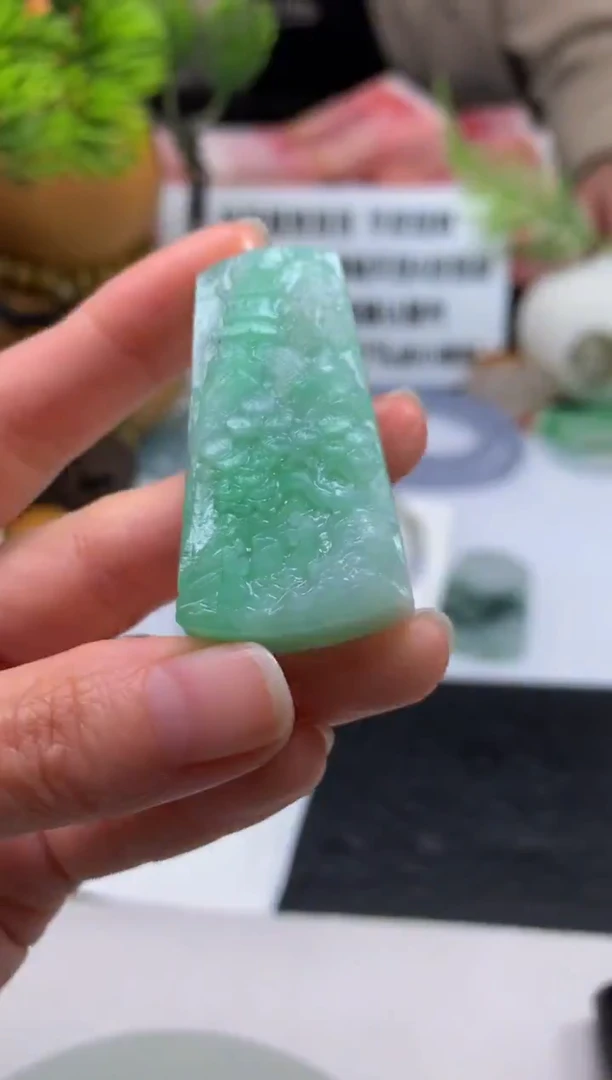 未镶嵌定制翡翠金**喜---123860