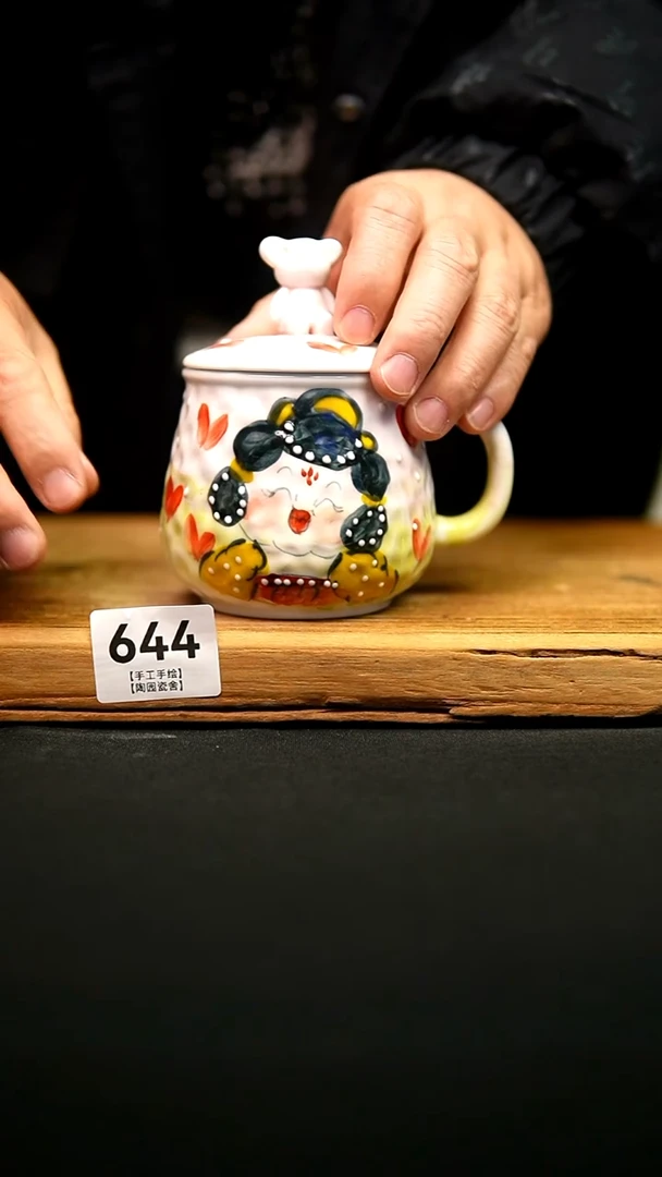 @@陶园瓷舍@@纯手工手绘@高温釉下彩
