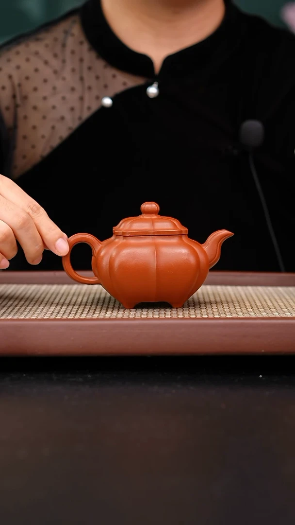 茶壶紫砂黄龙山朱泥筋纹传炉200