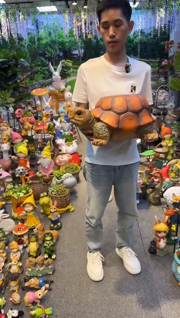 无花朵花园庭院摆件&00&