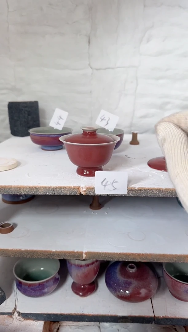 【闪购商品】045号 微微瑕福利 原矿釉 盖碗