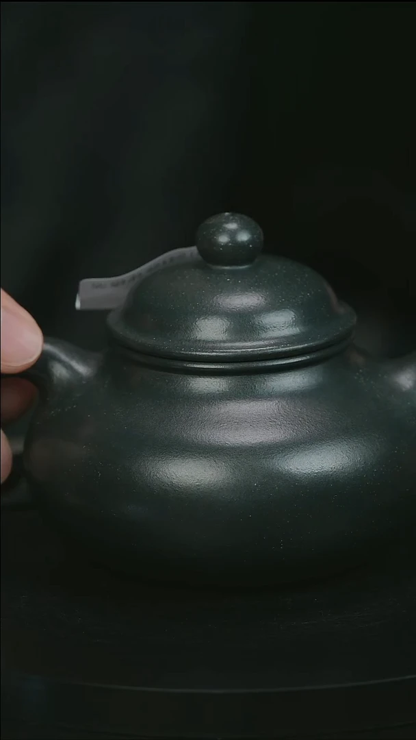 茶壶紫砂自*者H1541陈伟绿泥容天