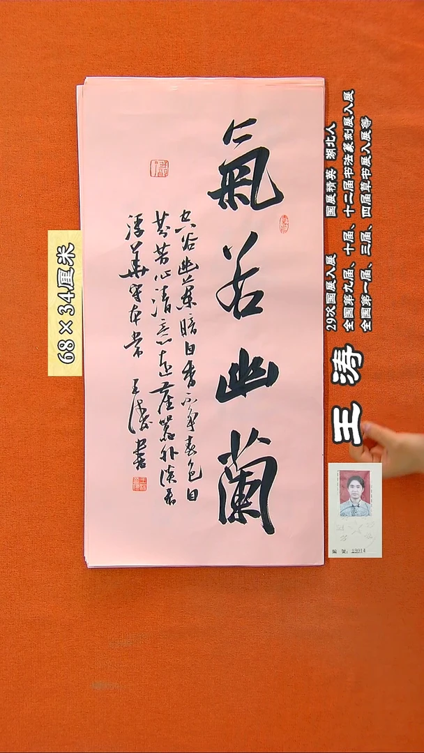 书法203R王涛书法作品