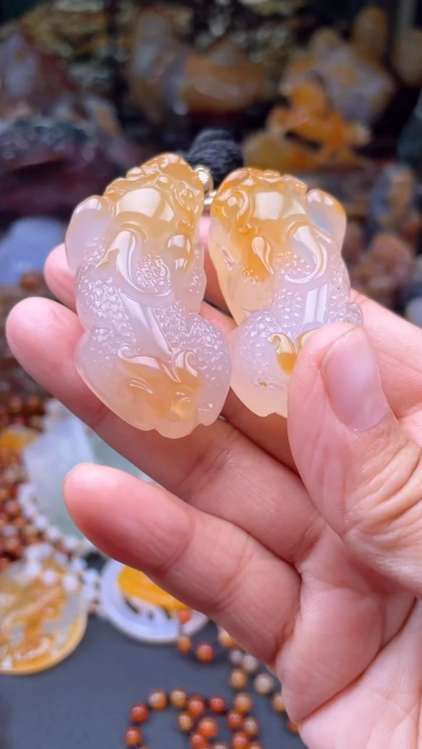 【闪购商品】玛瑙/玉髓颈饰未镶嵌AA