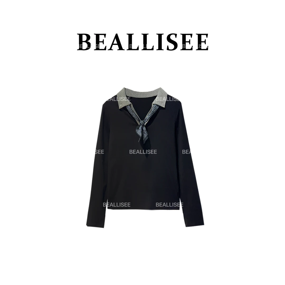 2025新款百搭时尚韩版纯色修身领带上衣DM-A43