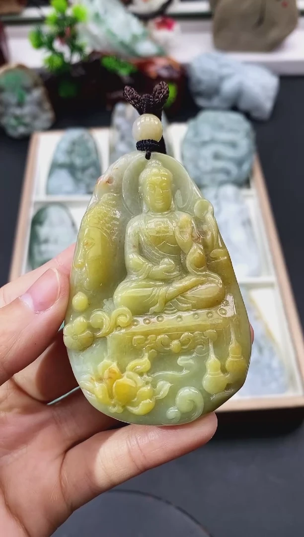 颈饰未镶嵌翡翠天然缅甸A货翡翠