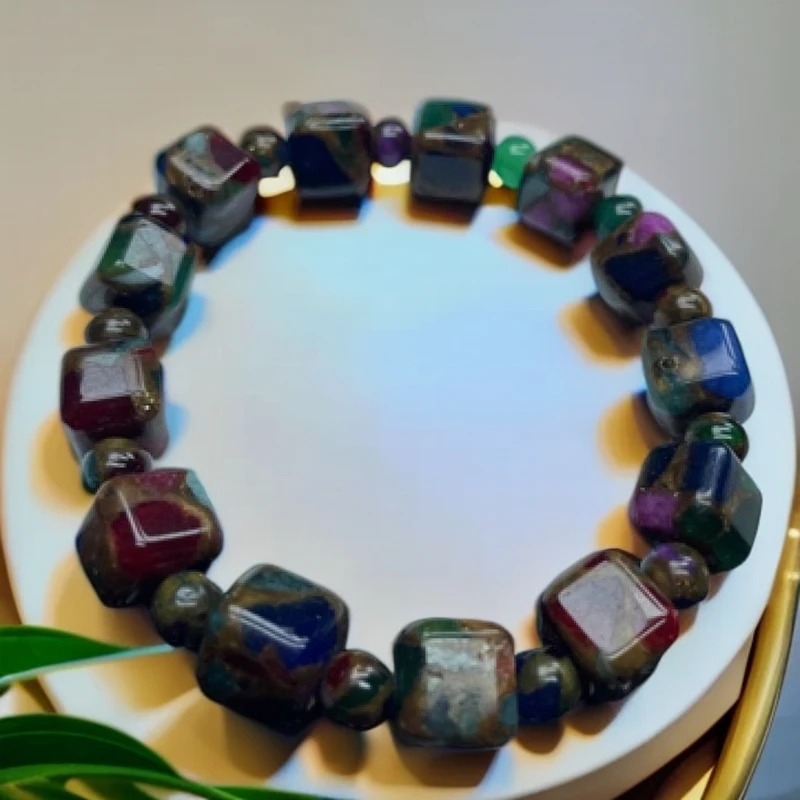 金彩卡10m方糖手串1234