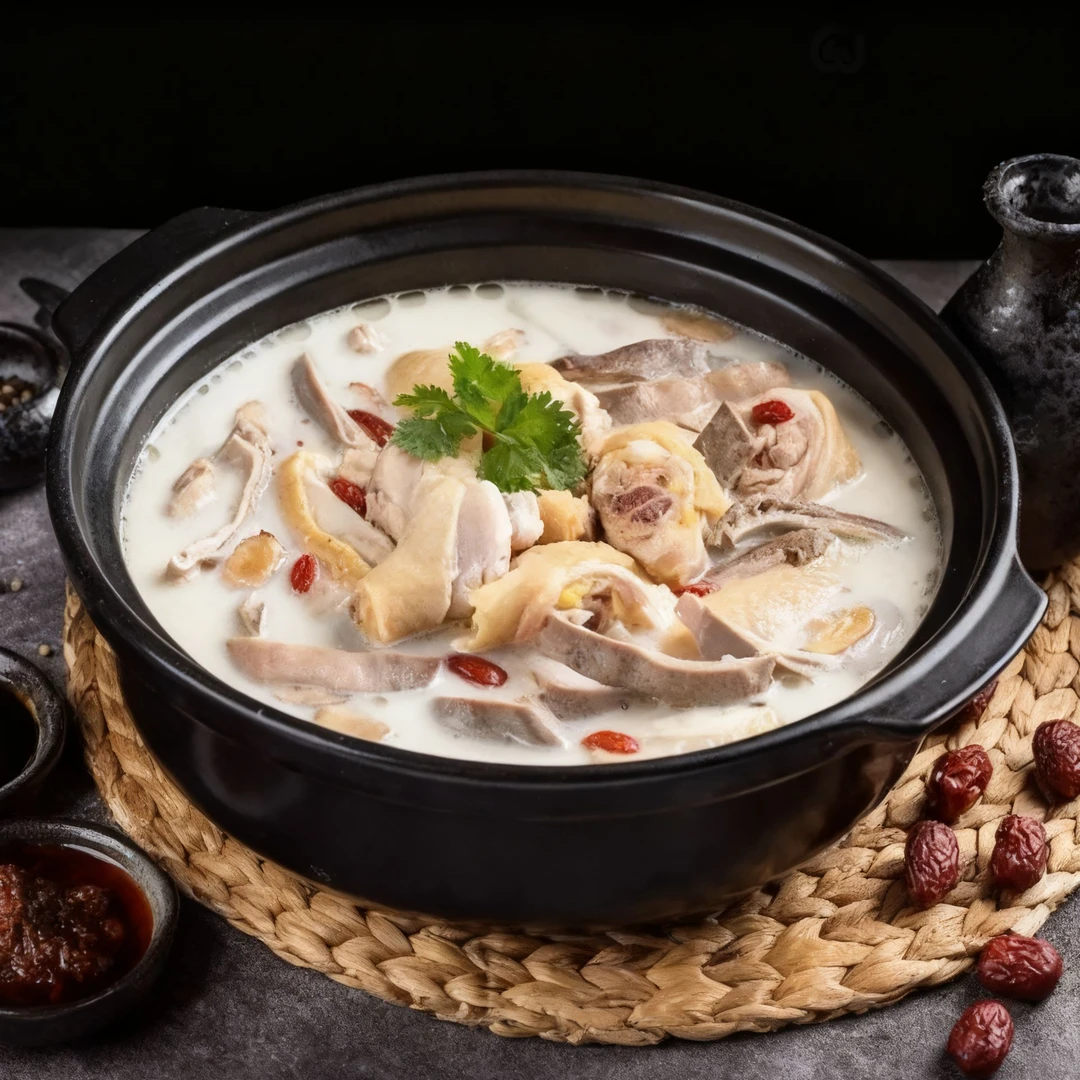 【猪肚鸡火锅套餐】华哥现做潮汕猪肚鸡潮汕胡椒猪肚鸡火锅鲜做套餐