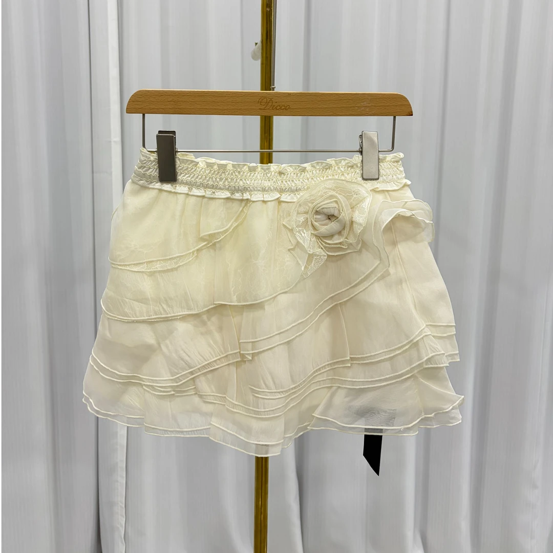 【CG-Y】NO退NO换冬季新款层叠欧根纱洛可可半裙