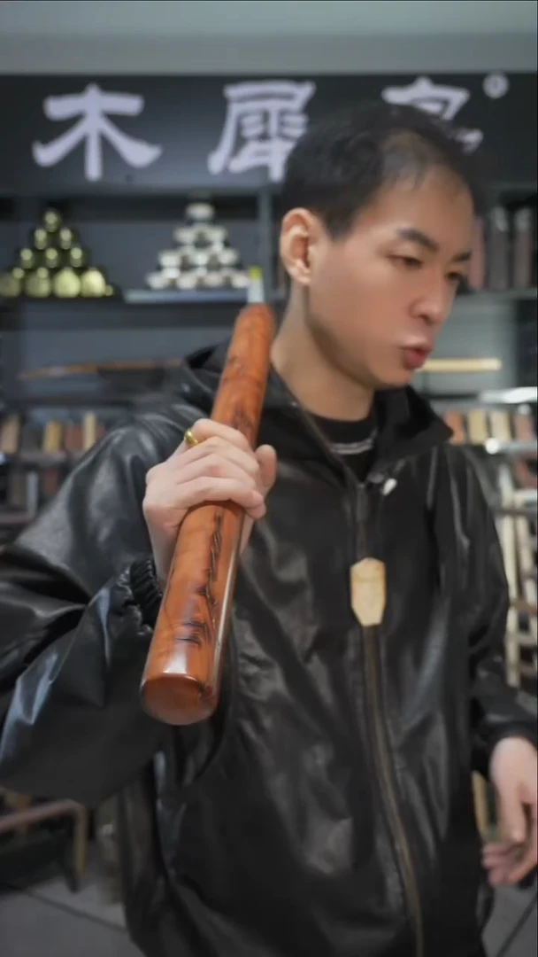 枣木手作木制雕刻品