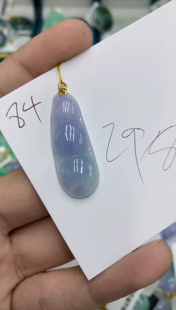 【闪购商品】翡翠颈饰18K金镶嵌翡翠