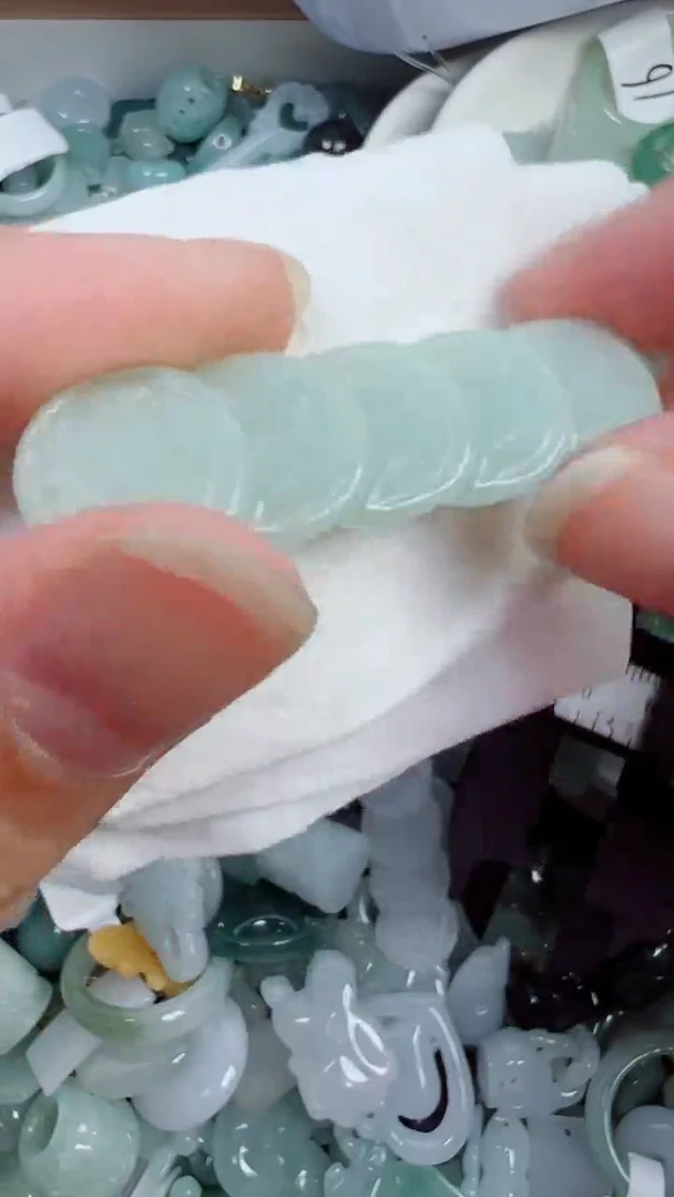 散珠翡翠704号链接，A货翡翠