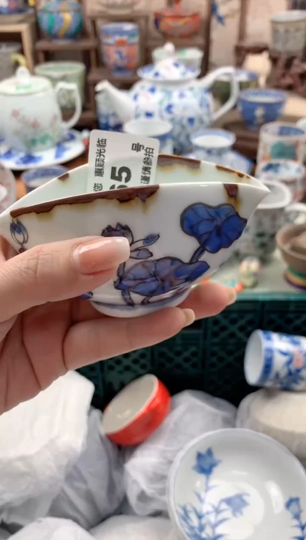 瓷片刘*鱼65号九姑娘工艺品瓷器