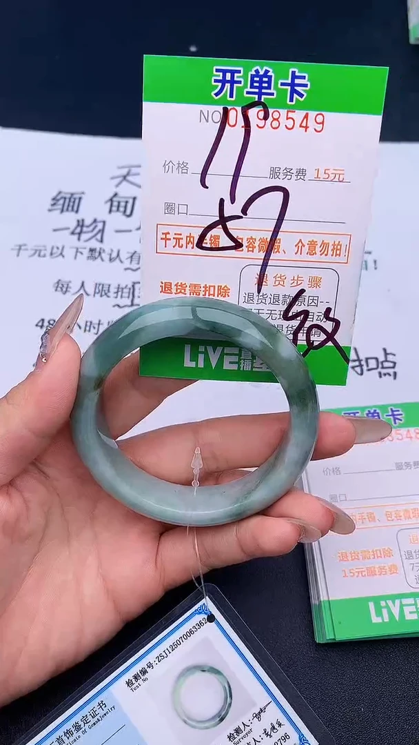 未镶嵌手镯翡翠49天然缅甸A货