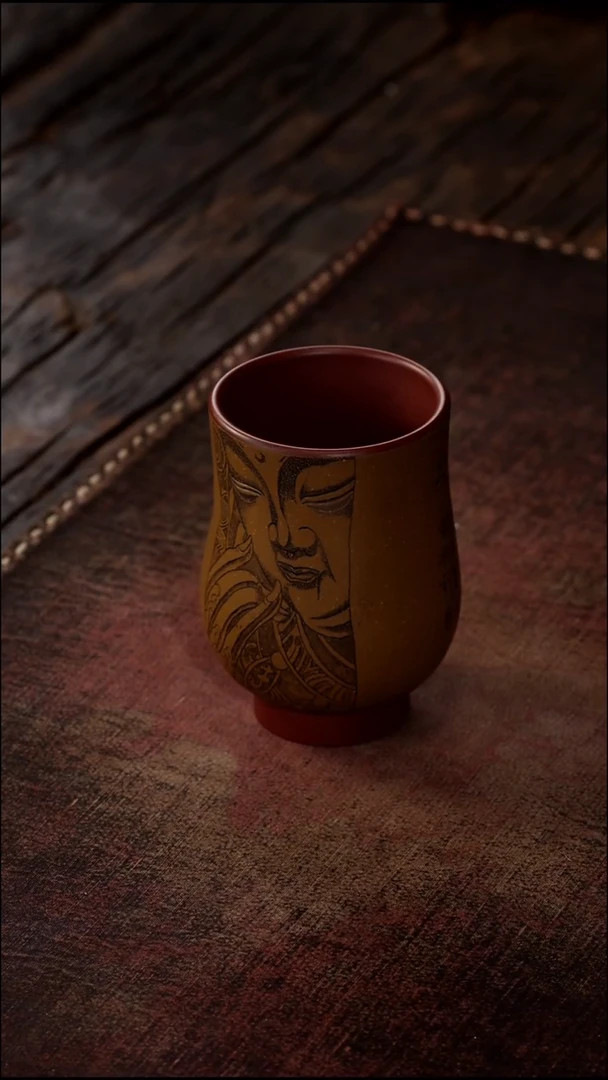 茶杯紫砂非遗茶器-佛性