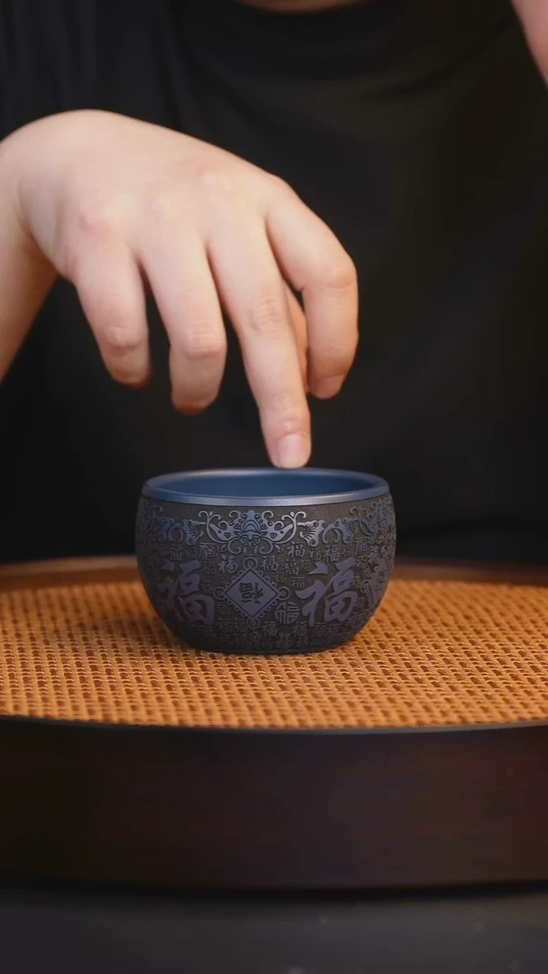 宜兴全手工紫砂杯