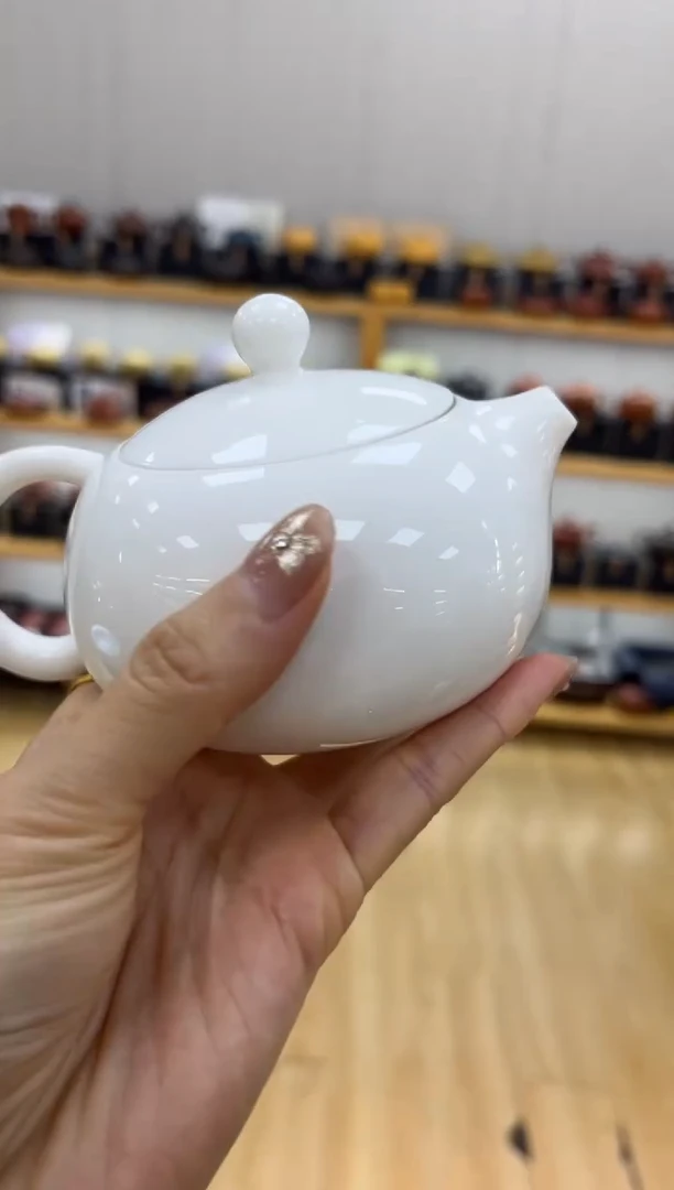 【闪购商品】紫砂茶壶大白茶具高端紫砂