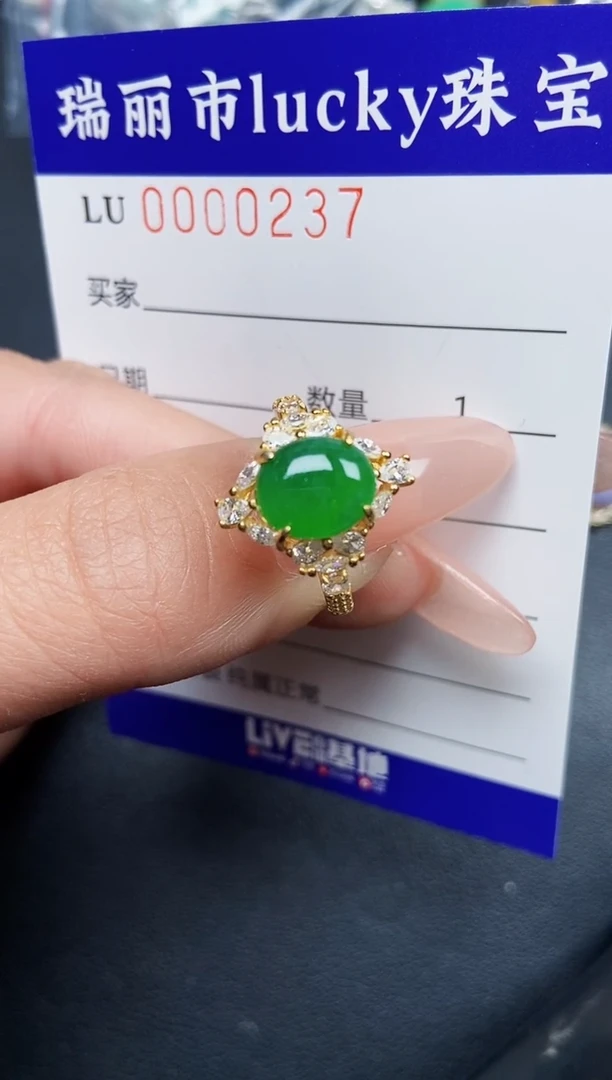 【闪购商品】翡翠颈饰银S925镶嵌0237