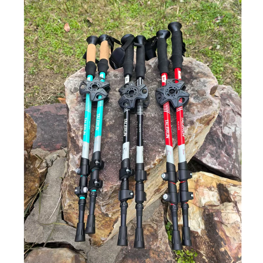 原箱订单货！航空铝高端轻便可收纳登山杖