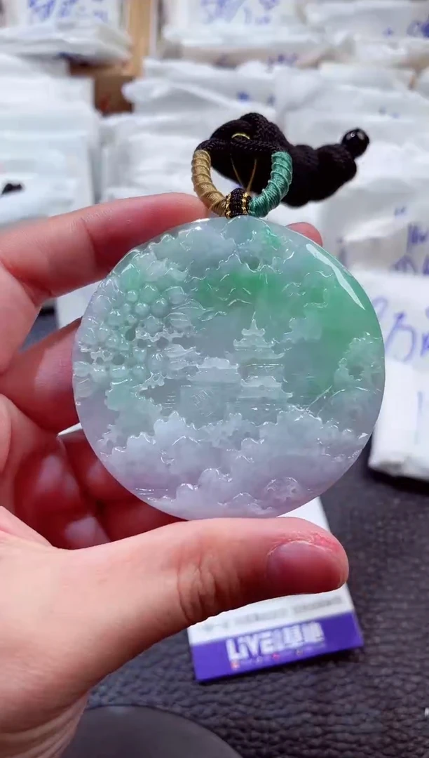 翡翠未镶嵌颈饰00005313