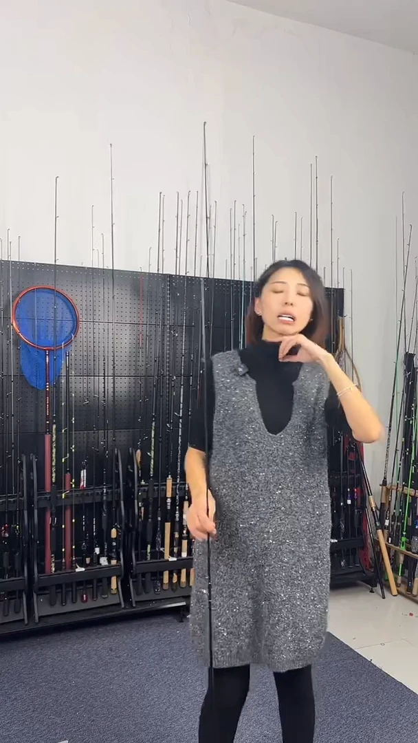 1.8m以下碳素奥卡绿1.68米直柄（瑕疵尾货竿，没有售后，介意勿拍）