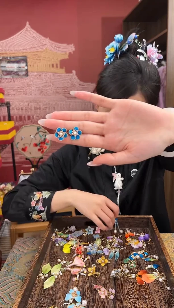 【闪购商品】刺绣苏绣世家非遗手工（耳环）