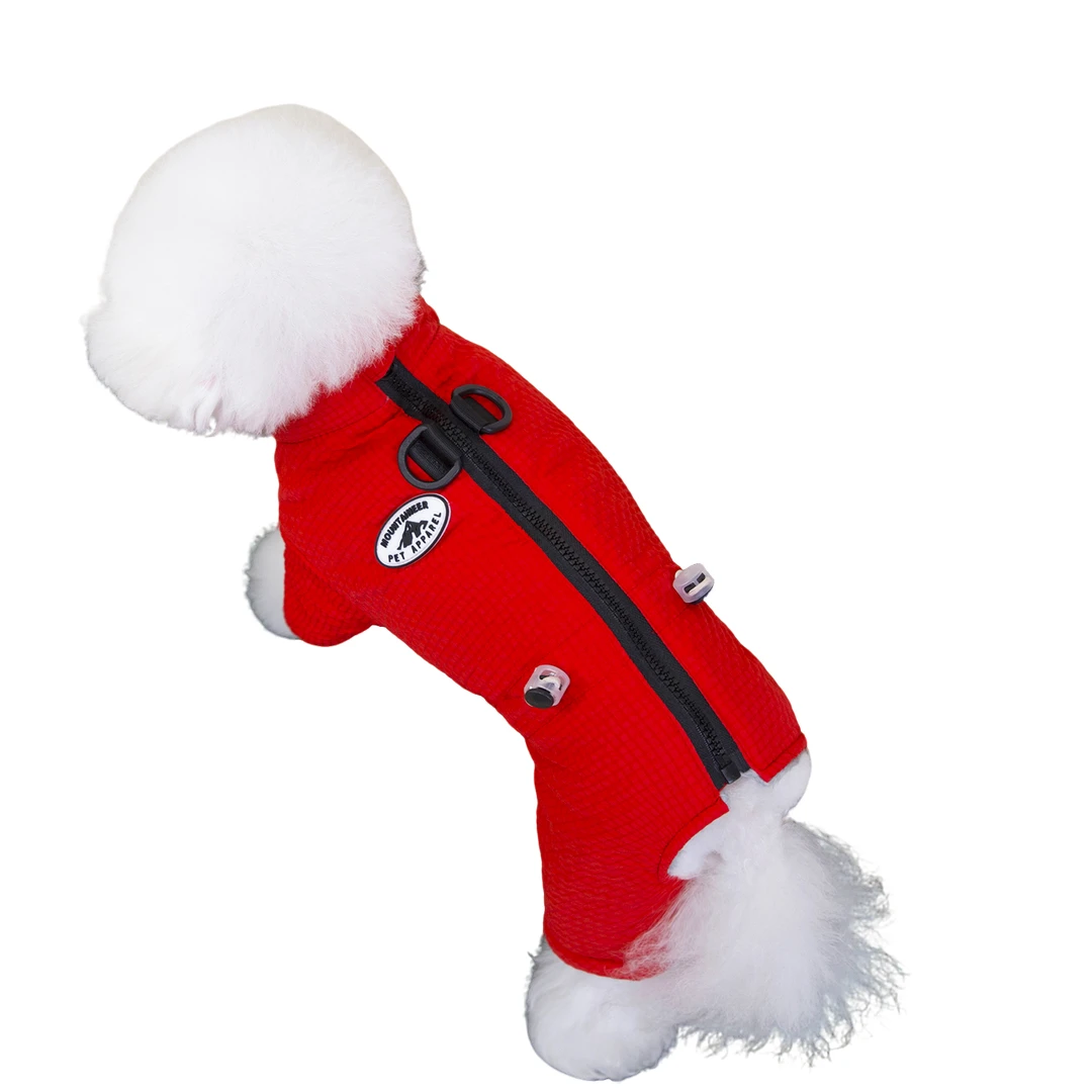 背扣拉锁拉链秋冬新款宠物狗狗加绒加厚保暖泰迪比熊四脚衣雪纳瑞