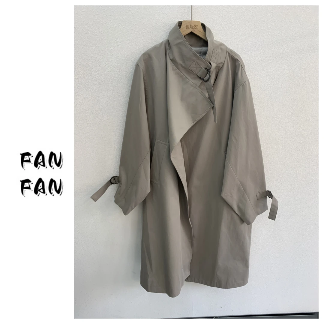 FANFAN 【D字扣风衣】中长款外套