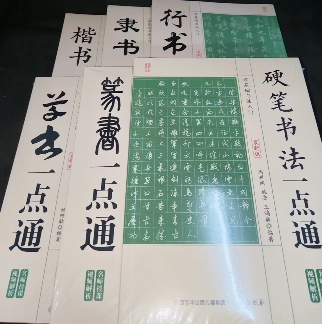 6本合拍，楷隶行草篆硬笔书法一点通