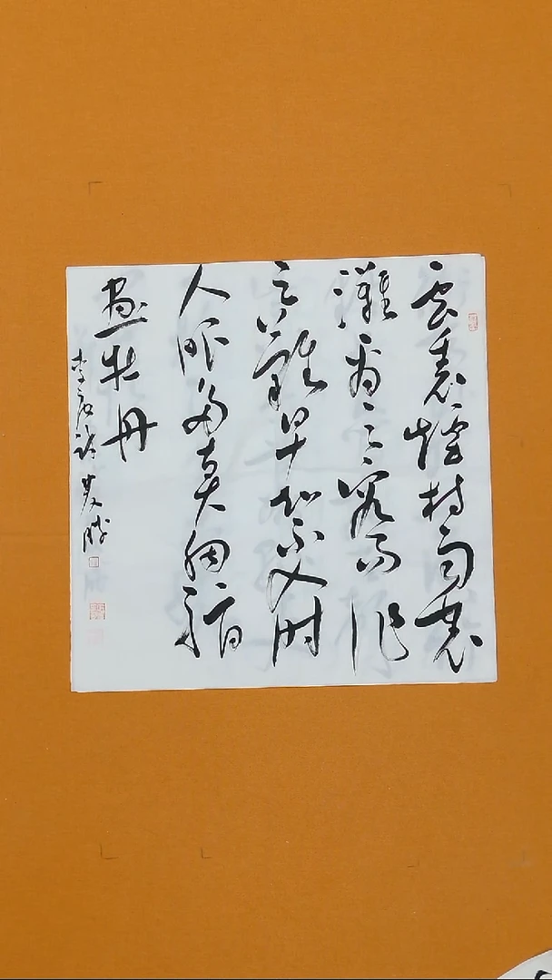 书法崔双胜68*68甘肃 草书展