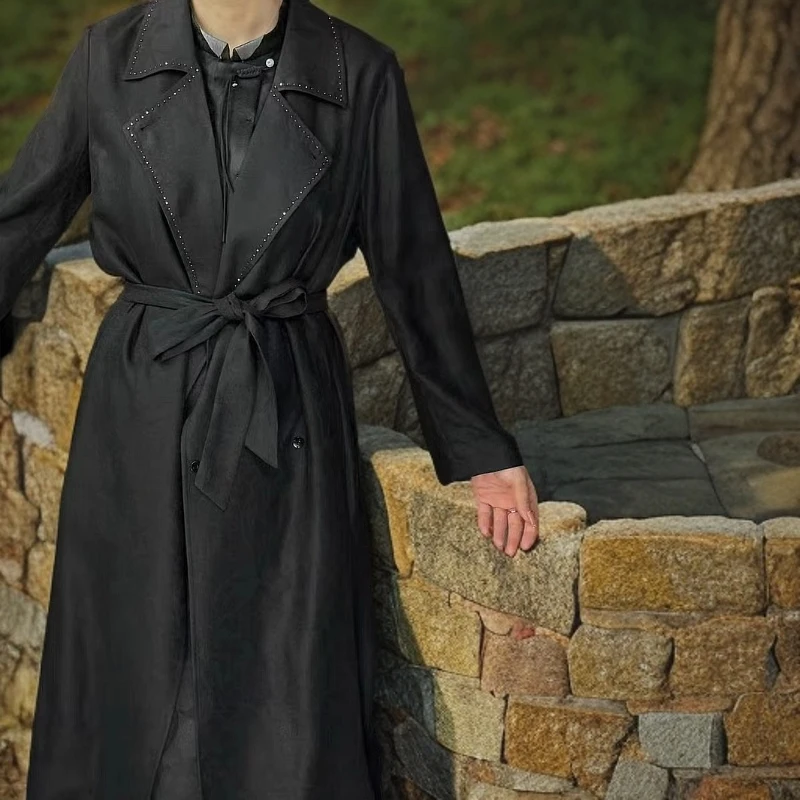 九儿家香云纱风衣83232192