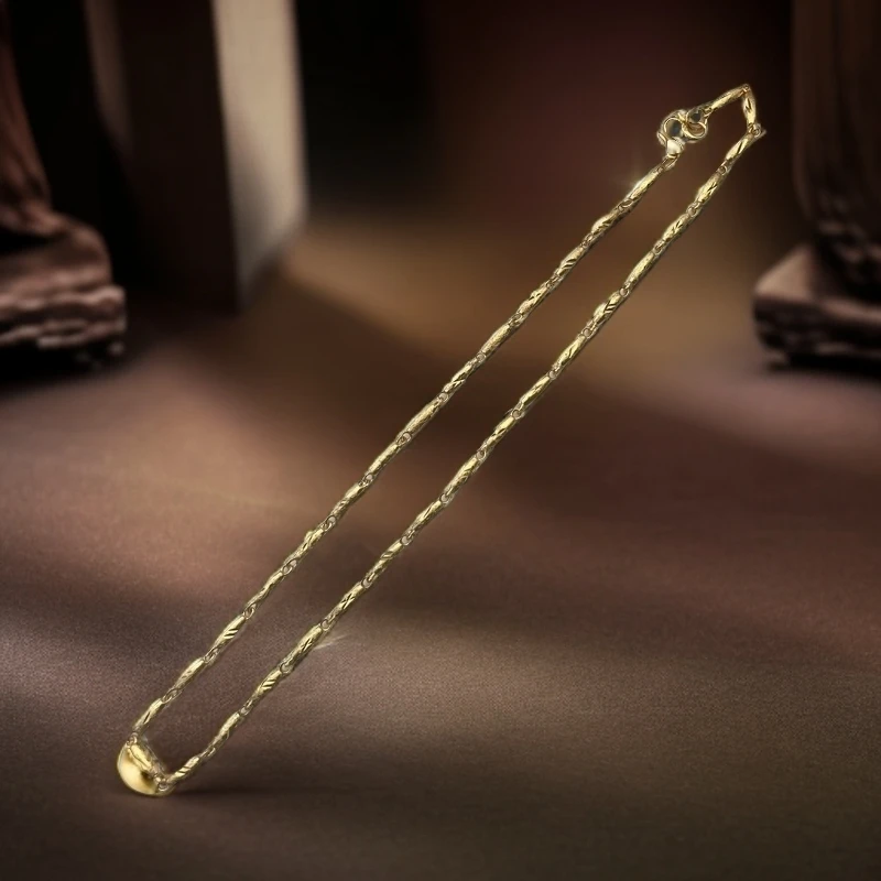 【L】精美百搭复古合金橄榄珠项链XL62199