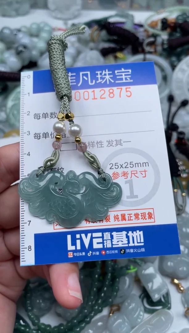 颈饰未镶嵌翡翠12875