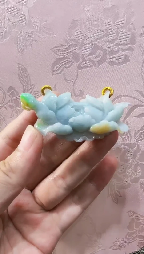 吊坠(赠链)合金翡翠代编织